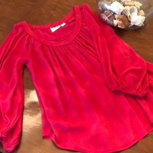 Anthropologie 3/4 sleeve blouse